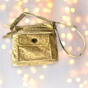 Giani Bernini Circle Signature Lurex Crossbody